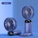 Акумуляторний міні-вентилятор Fan N15 Blue 1440 фото 2