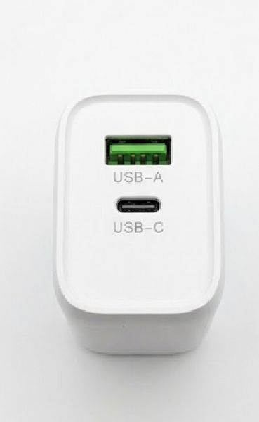 Сетевое зарядное устройство 65W / 1xUSB-C / 1xUSB-A / White 0012a фото