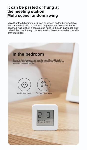 Датчик температури та вологості Xiaomi Mijia Bluetooth Thermometer 2 0020 фото