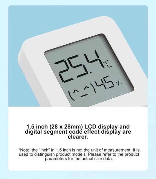 Датчик температури та вологості Xiaomi Mijia Bluetooth Thermometer 2 0020 фото