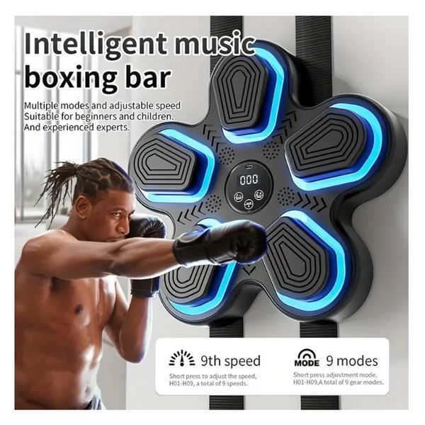 Музичний боксерський тренажер Music Boxing Target з Bluetooth і вбудованим динаміком + рукавиці 1719 фото