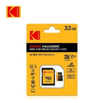 Карта пам'яті micro SD Kodak 32Gb U3, A1 class 10 + адаптер 0159 фото