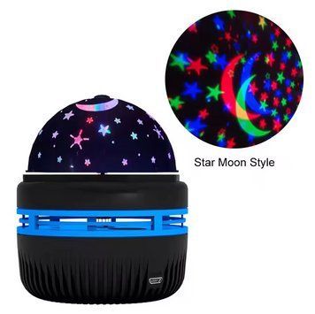 Обертаючий нічник Star Projector Lamp RGB Usb 0297 фото
