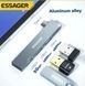 Хаб Essager Aluminum Alloy 3in1 Type-C to USB 3.0/USB 2.0 0138 фото 2