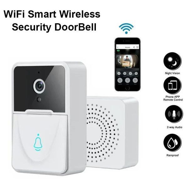 Розумний відеодомофон бездротовий дверний дзвінок Escam X3 WiFi IP 0483 фото
