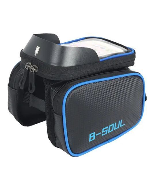 Велосумка на раму B-Soul C2R Touch Screen Blue 0931a фото