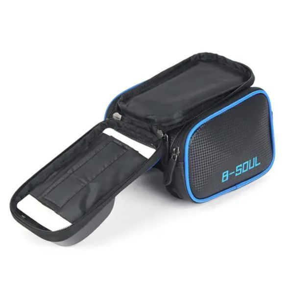 Велосумка на раму B-Soul C2R Touch Screen Blue 0931a фото