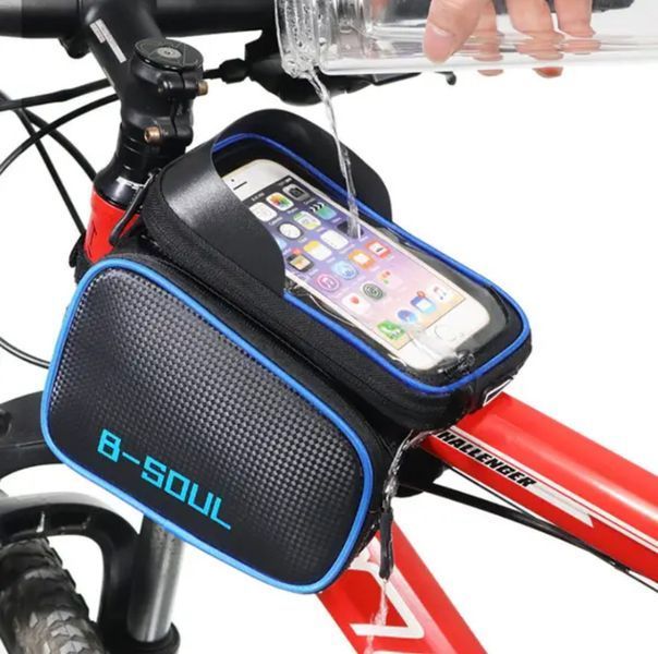Велосумка на раму B-Soul C2R Touch Screen Blue 0931a фото