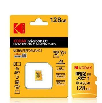 Карта пам'яті Kodak micro SD 128 Gb U3 A1 class 10 0174a фото