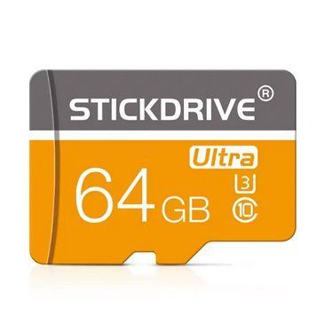 Картка пам'яті для телефону, планшета, камери з адаптером microSD TF Stickdrive Ultra 64GB 1383a фото