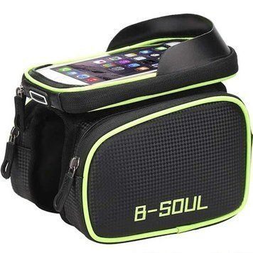 Велосумка на раму B-Soul C2R Touch Screen Green 0931 фото