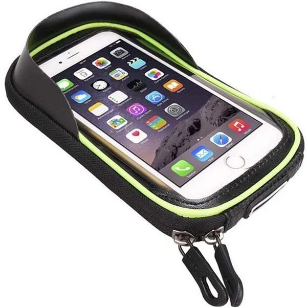 Велосумка на раму B-Soul C2R Touch Screen Green 0931 фото