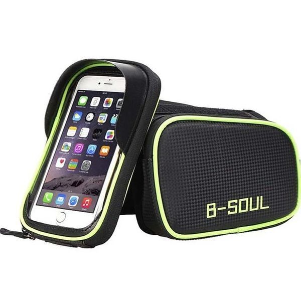 Велосумка на раму B-Soul C2R Touch Screen Green 0931 фото
