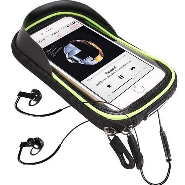 Велосумка на раму B-Soul C2R Touch Screen Green 0931 фото