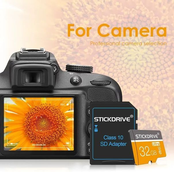 Карта памяти для телефона, планшета, камеры с адаптером microSD TF Stickdrive Ultra 64GB 1383a фото
