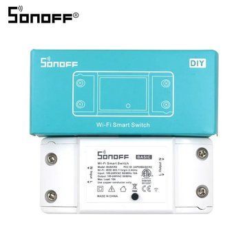 Розумний будинок міні-вимикач Sonoff Basic R4 Wi-Fi DIY eWeLink 0184 фото