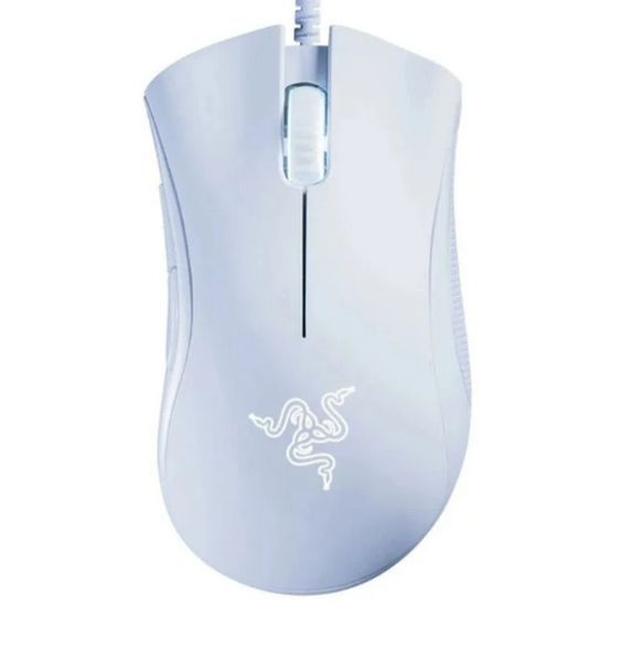 Геймерская проводная мышка Razer DeathAdder Essential 6400 dpi, White 1330a фото
