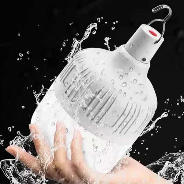 Акумуляторна LED лампа на гачку 30W з USB підзарядкою 0606 фото
