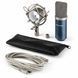 Мікрофон студійний Auna Pro MIC-900 USB синій з кріпленням &laquo;павук&raquo; / конденсаторний мікрофон для стрімів і подкастів / USB-мікрофон для запису голосу 2159c фото 1
