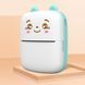 Кишеньковий термопринтер Bluetooth з вушками Блакитний 0778a фото 1