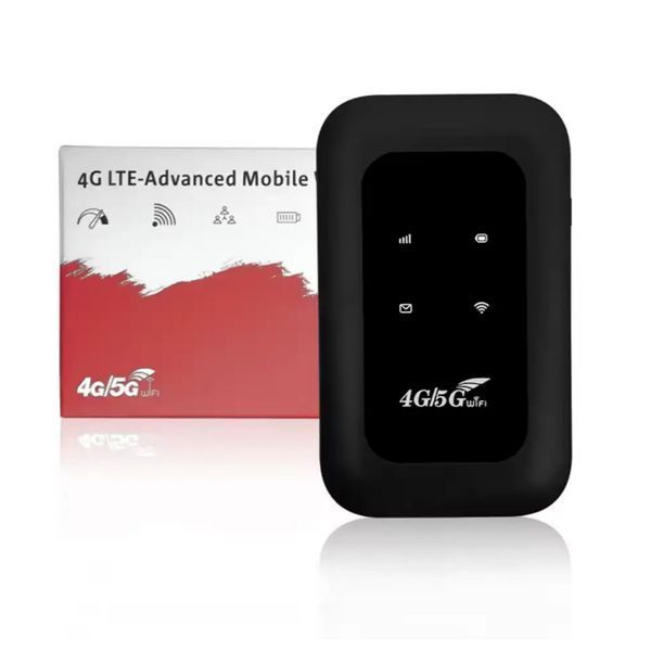 Портативный Wi-Fi роутер 4g/5g, 2100mah,100Mbps, black 2017a фото