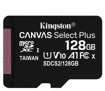 Карта пам'яті Kingston Canvas Plus 128 GB class 10 micro sd 0465 фото