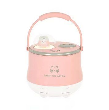 Портативний USB зволожувач повітря-нічник з качечкою Pink 0552a фото