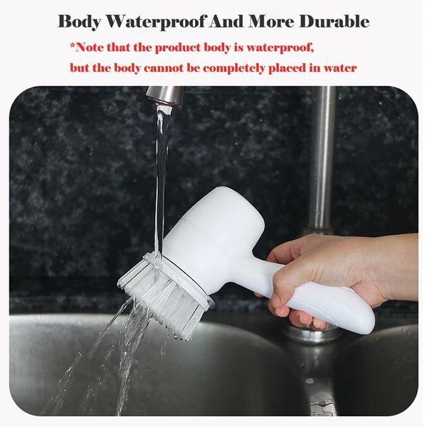 Бездротова побутова щітка для чищення, що обертається Electric Cleaning Brush 0461 фото