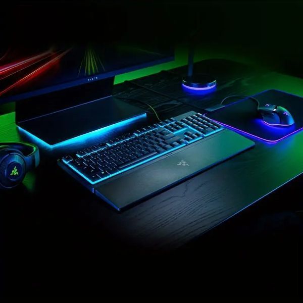 Ігрова геймерська клавіатура RAZER ORNATA V3X, Black (Чорна) 1484 фото