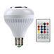 Светодиодная RGB лампочка с Bluetooth колонкой E27 12W 0259 фото 1