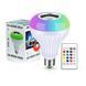 Светодиодная RGB лампочка с Bluetooth колонкой E27 12W 0259 фото 2