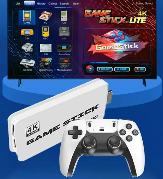 Ігрова приставка Game Stick Lite для TB, WHITE 1337a фото