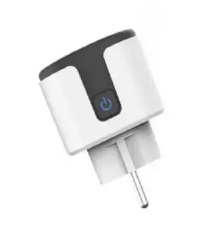 Смарт розетка Tuya Smart Life WiFi 20A 4400W White / Розумна вайфай розетка з лічильником електроенергії 0153 фото