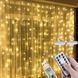 Декоративная гирлянда-шторы USB с пультом 3м*1м, Теплый свет 0846a фото 2