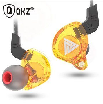 Навушники Qkz ak4 yellow 0113 фото