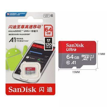 Карта пам'яті SanDisk Ultra microSDXC 64GB Class 10 0274 фото