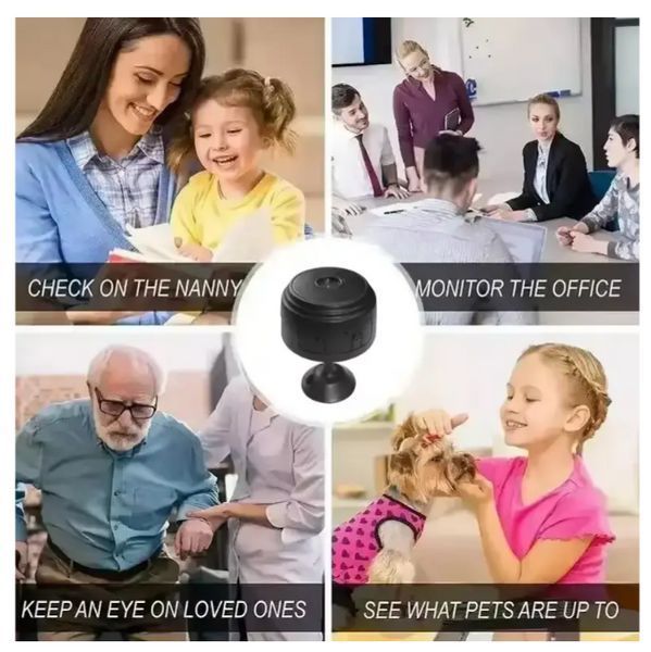 Міні камера IP відеоспостереження Wi-Fi FullHD 1080 Action Camera A9 Black HDWiFiCampPro 0053a фото
