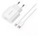 Быстрая зарядка для iPhone Essager 20W USB Type C, Quick Charge + кабель 0165 фото 1