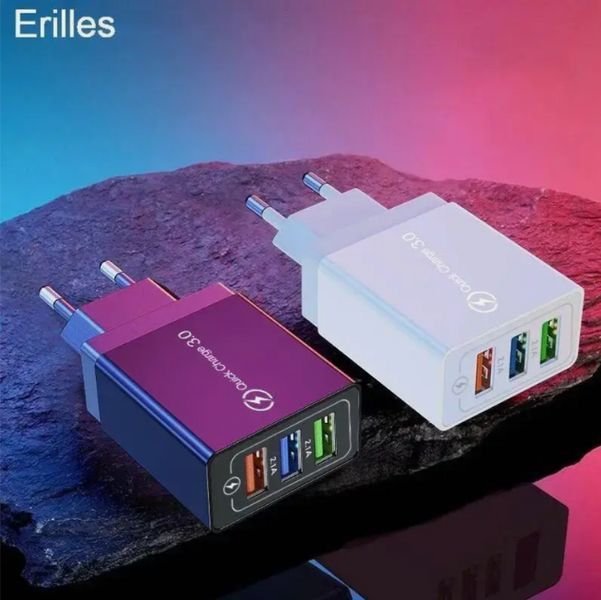 Зарядное устройство Erilles 2.4А White 0011a фото