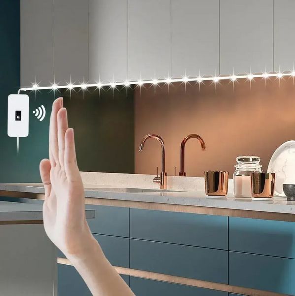 Светодиодная лента с датчиком движения 5V USB LED 3м, Белое свечение. 0862aa фото