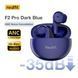 Шумоподавляющие беспроводные наушники Realfit F2 PRO Bluetooth Blue 0504a фото 2